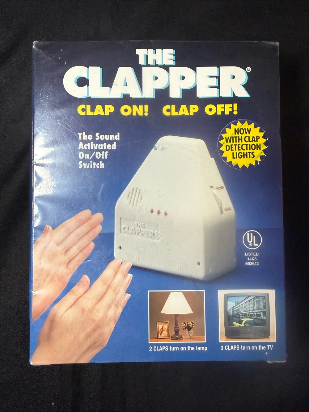 Vintage 1998 The Clapper Sound Activated Switch Clap On Clap Off Unique Gift